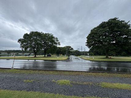 雨と緊張の試験コース初体験！