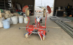 実習もラストスパート、ジャガイモ畝づくりと販売実習